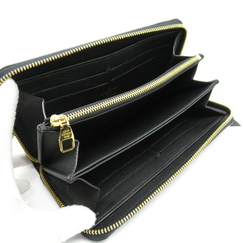 Louis Vuitton Python Long Wallet Leather Black Zi… - image 5